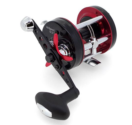 Manille du Nord, Abu Garcia Ambassadeur 6500CS Rocket Black Red High-Speed Baitcasting Reel 0036282069923