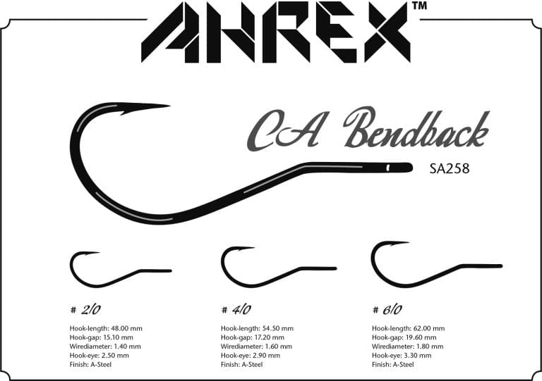 Hareline Dubbin, Ahrex SA258 Crochet Bendback