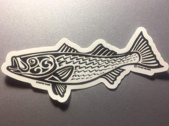 Peter Nilsen, Autocollants en forme de poisson "Tribal Art"