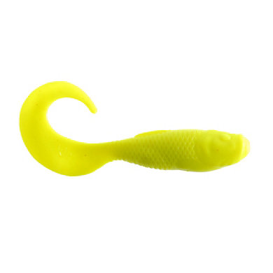 Berkley, Berkley 3 inch Minnow Grub Chartreuse