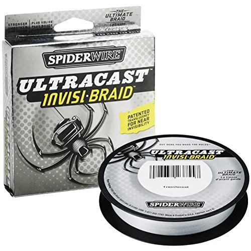 Plaque d'immatriculation North-One, Berkley SPIDERWIRE ULTRACAST INVISI BRAID 15LB 125YD White PE Braid 0022021600137