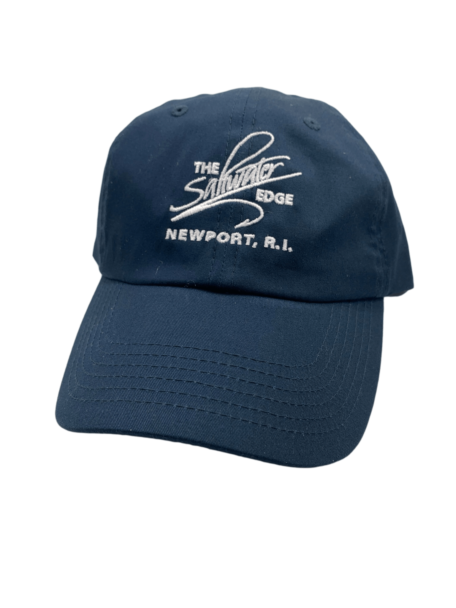 Le bord de l'eau salée, Casquette en sergé épique léger avec logo Saltwater Edge