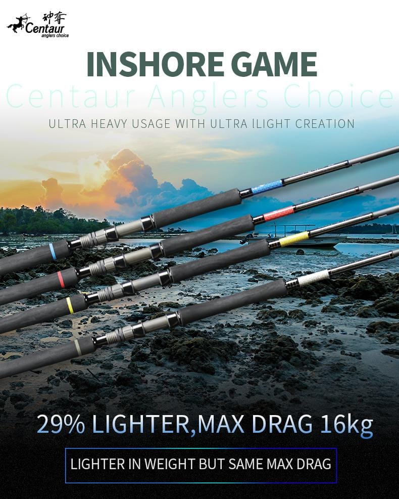 Centaur Anglers Choice, Centaur Constellation Inshore Game Popping Rods