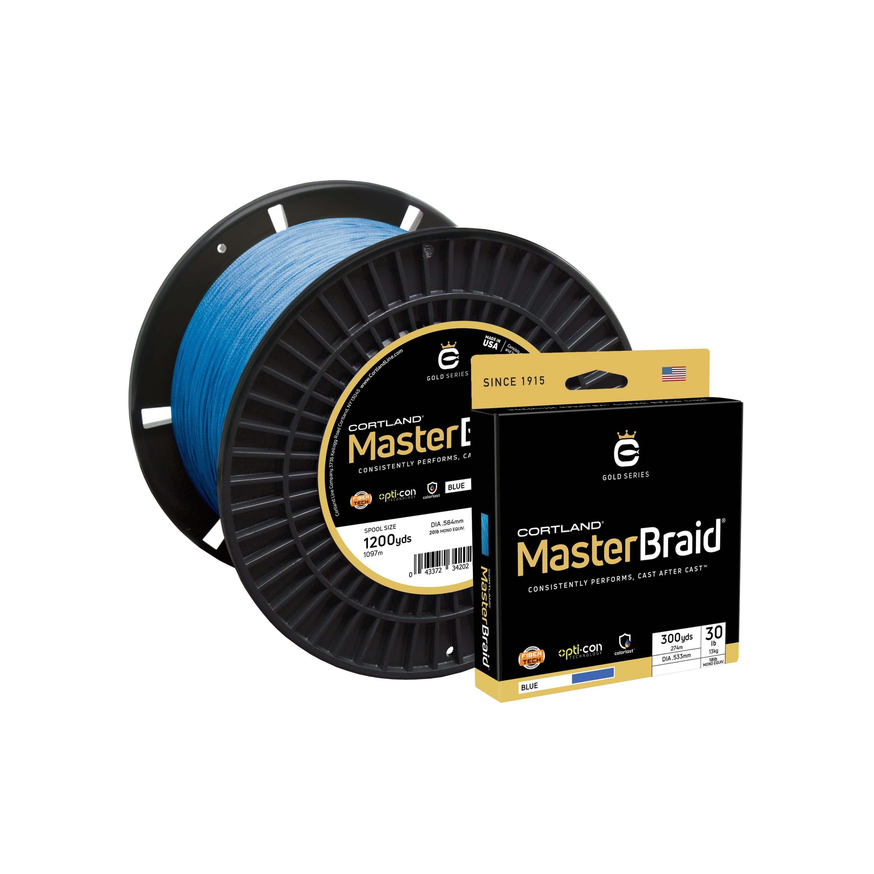 Cortland Line Company, [EN VRAC] Cortland Master Braid - par mètre (Vente sur le lieu de vente UNIQUEMENT)