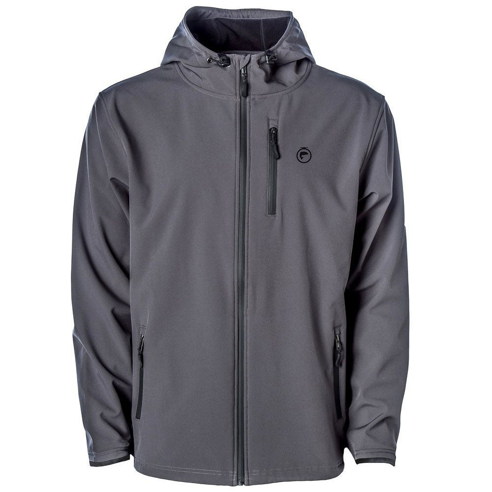 Énergie FishOn, Fishon Energy Poly-Tech Water Resistant Soft Shell Jacket (charcoal)