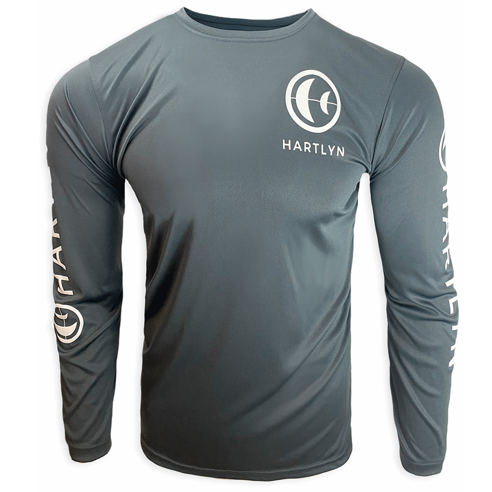 Hartlyn, Hartlyn Series 1 UV Protectant Long Sleeve Shirt - Gun Metal