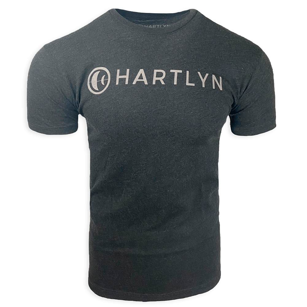 Hartlyn, Hartlyn Standard Logo Tee - Heather Black