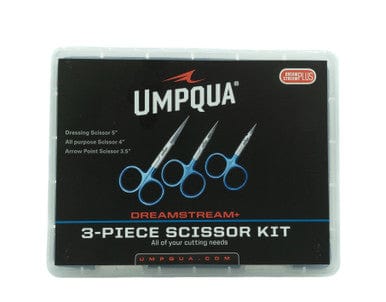 Marchands de plumes Umpqua, Kit de ciseaux Umpqua Dreamstream+ 3 pièces