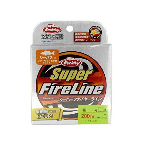 Manille du Nord, Ligne de pêche Berkley Super FireLine 16lb 200m GRN 0028632691236