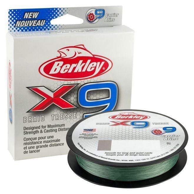 Berkley Fishing, Ligne tressée Berkley X9 - 328yd