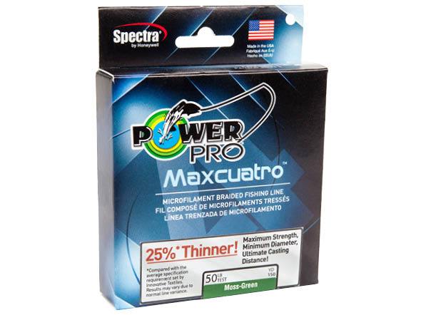 Power Pro, Power Pro Maxcuatro Ligne Tressée - Vert Mousse