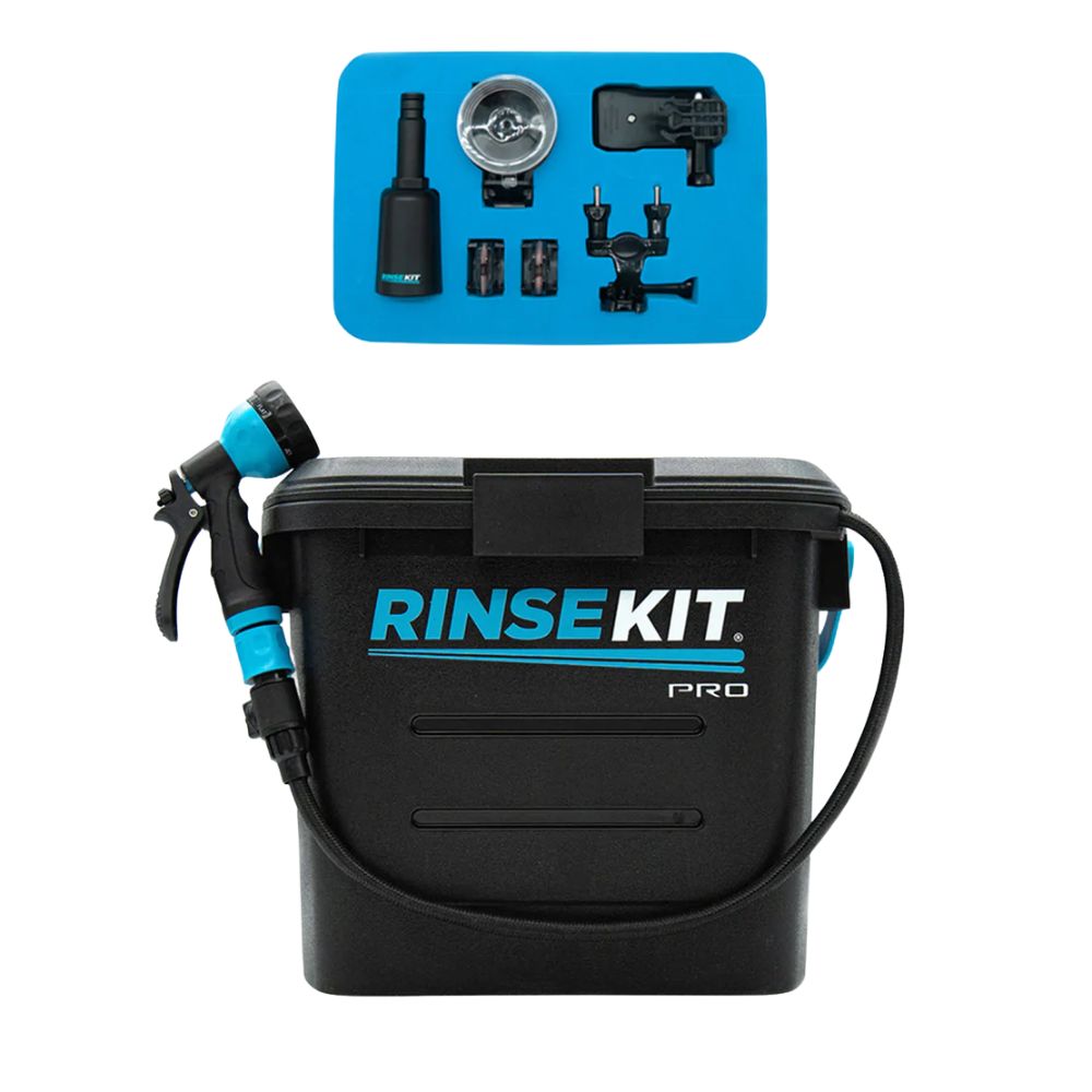 RinseKit, Rinsekit PRO 3.5 Gallon Portable Shower + Touchless Auto Nozzle Bundle