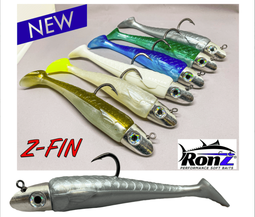 RonZ Lures, RonZ Z-Fin Big Game Series HD Rigged Sand Eel