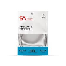 Pêcheurs scientifiques, Scientific Anglers Absolute Bonefish Leader-3 Pack