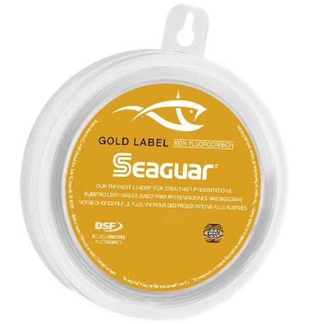 Ligne et guide Seaguar, Seaguar Gold Label Fluorocarbon Leader Material - Bobines de 25 yards