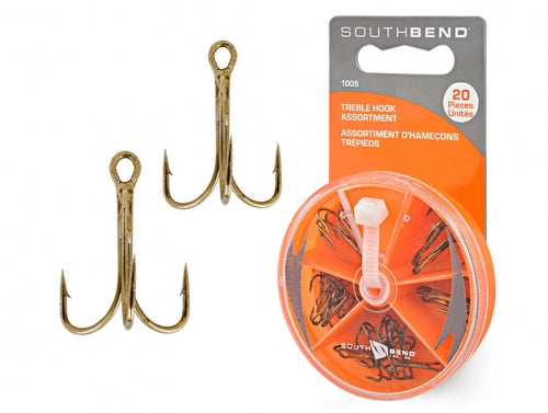 South Bend, South Bend Treble Hook Assortment - 20 Piece