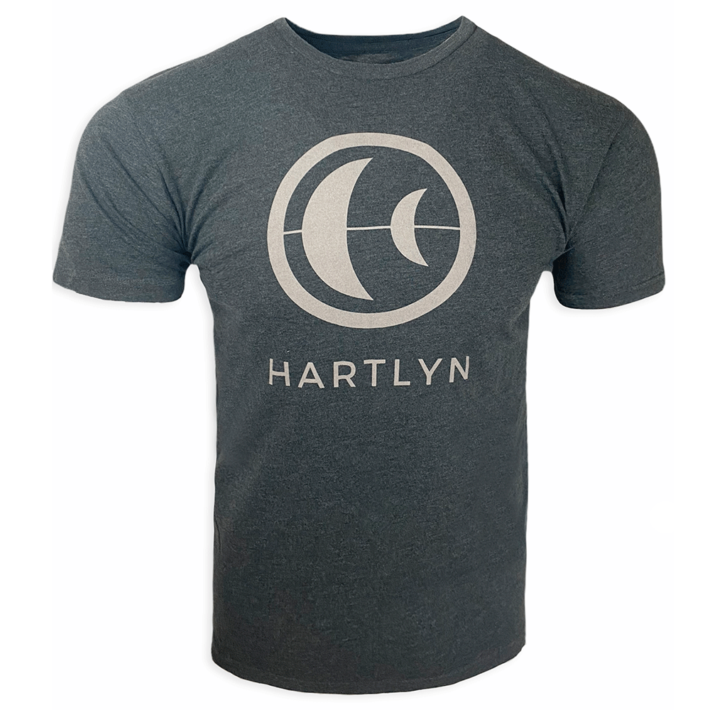 Hartlyn, T-shirt à logo superposé Hartlyn - Gris chiné