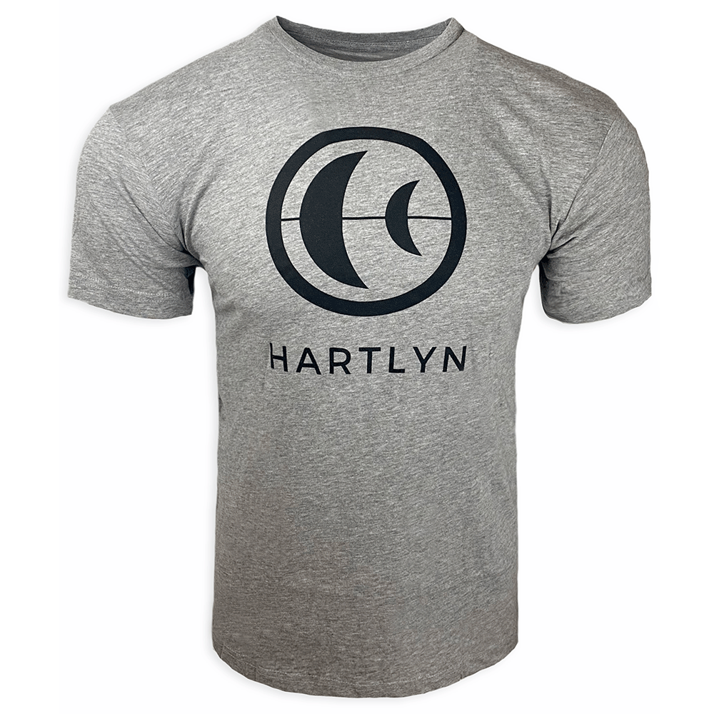 Hartlyn, T-shirt à logo superposé Hartlyn - Gris chiné