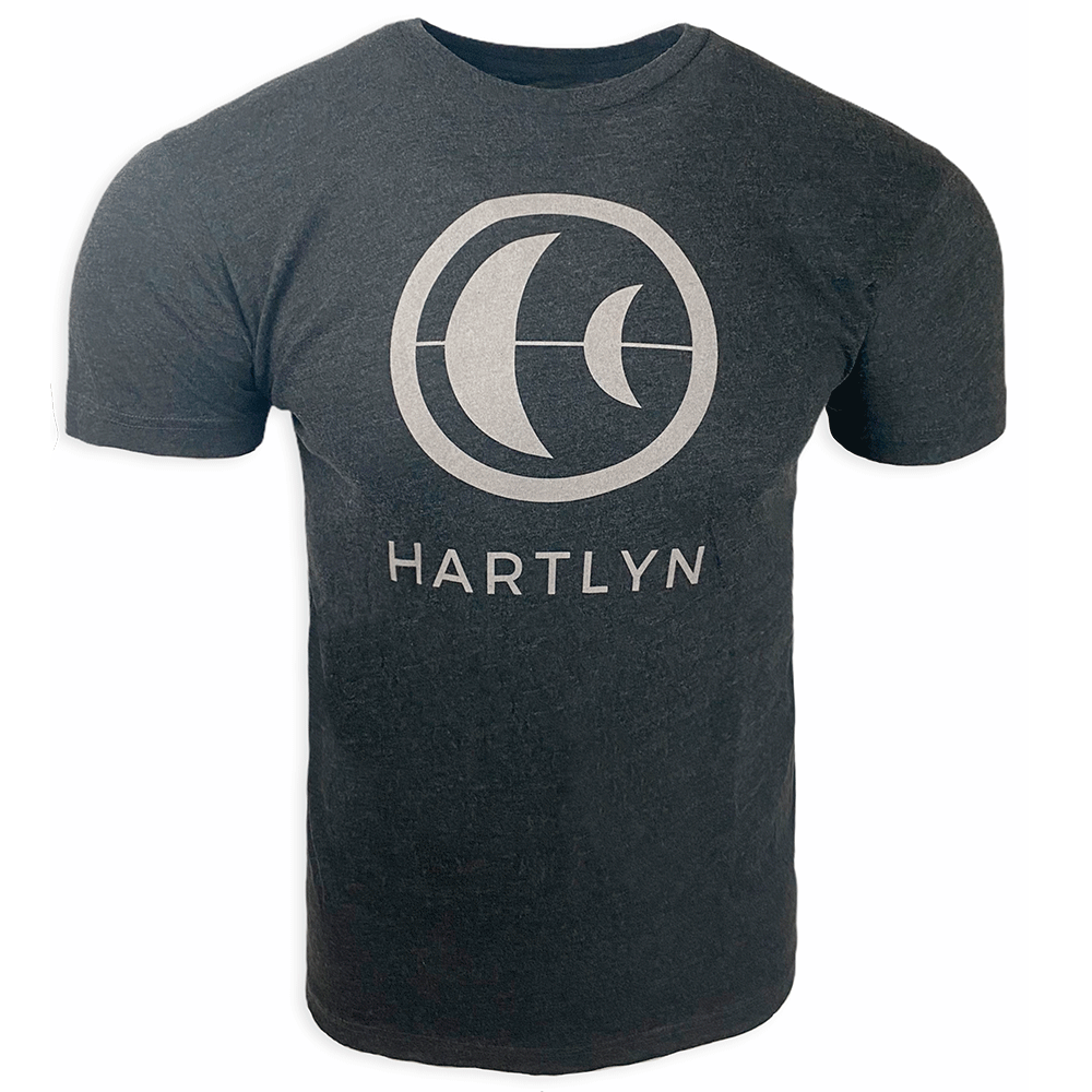 Hartlyn, T-shirt à logo superposé Hartlyn - Noir chiné