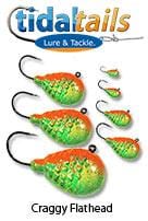 Queues de marée, Tidal Tails "Craggy" Flathead Blackfish Jig'z