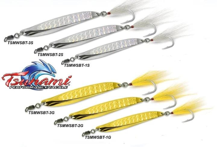 Pêche au tsunami, Tsunami Midwave Metal Jig avec Bucktail